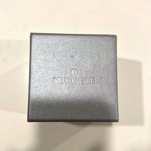 Used Michele Sports Watch, Red-Silver/ Red Jelly Park Bean Mww06l000011 Watch